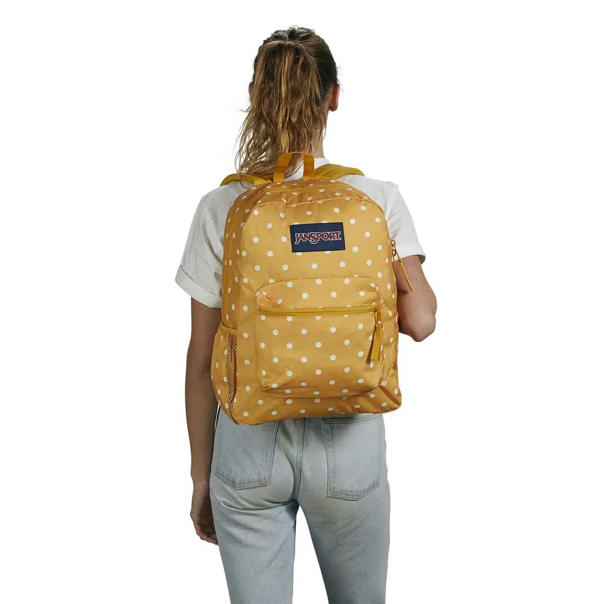 ■ JanSport Cross Town Backpack - Ditzy Dot