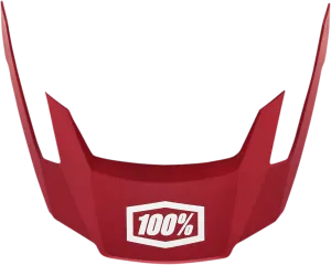 100% Altec Visor - Deep Red - S/M/L/XL 89025-00004