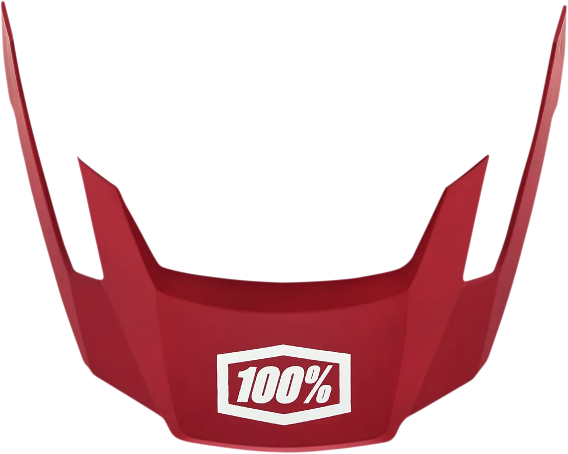 100% Altec Visor - Deep Red - XS/S 89025-00003