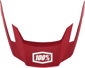 100% Altec Visor - Deep Red - XS/S 89025-00003