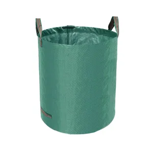 272L Large Capacity  Waste Rubbish Bag Sack,Reusable Garden Refuse Sack,Waterproof PP Yard Leaf Grass Container Storage