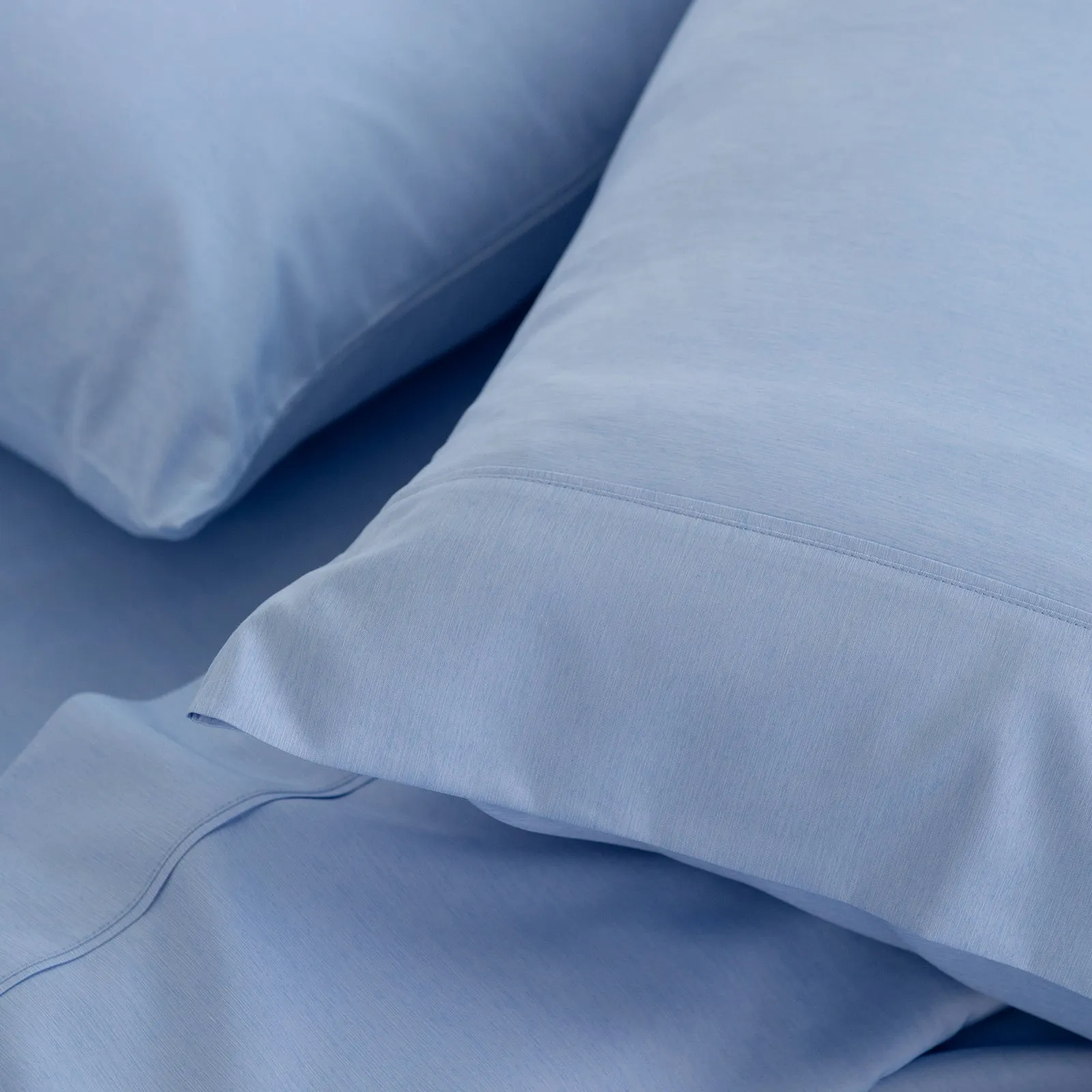 3000 Thread Count Bamboo Cooling Sheet Set | King Size | Light Blue