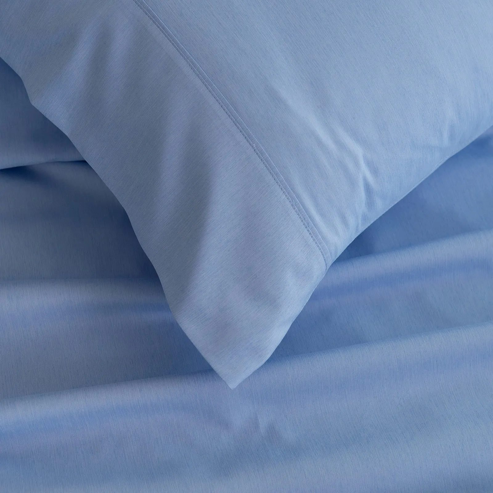 3000 Thread Count Bamboo Cooling Sheet Set | King Size | Light Blue