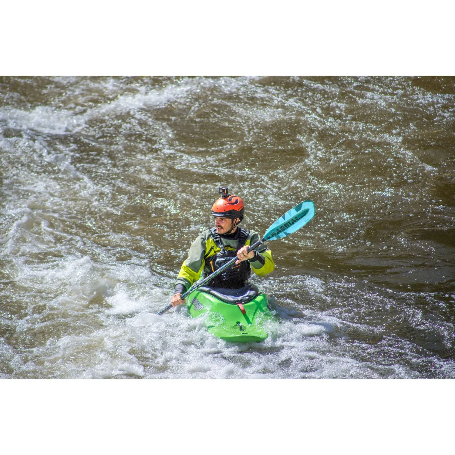 Aqua-Bound Aerial Major Fiberglass Straight Shaft 1-Piece Kayak Paddle