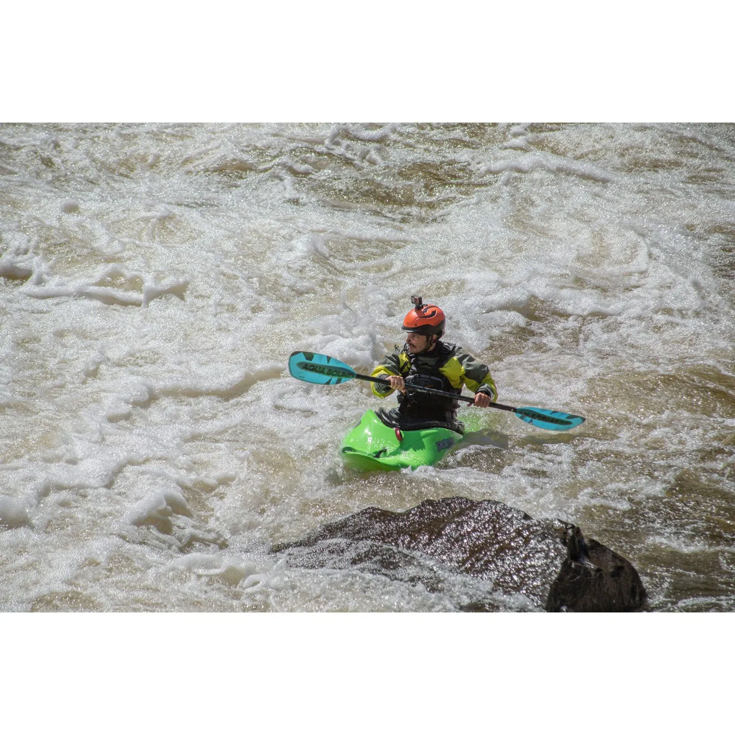 Aqua-Bound Aerial Major Fiberglass Straight Shaft 1-Piece Kayak Paddle