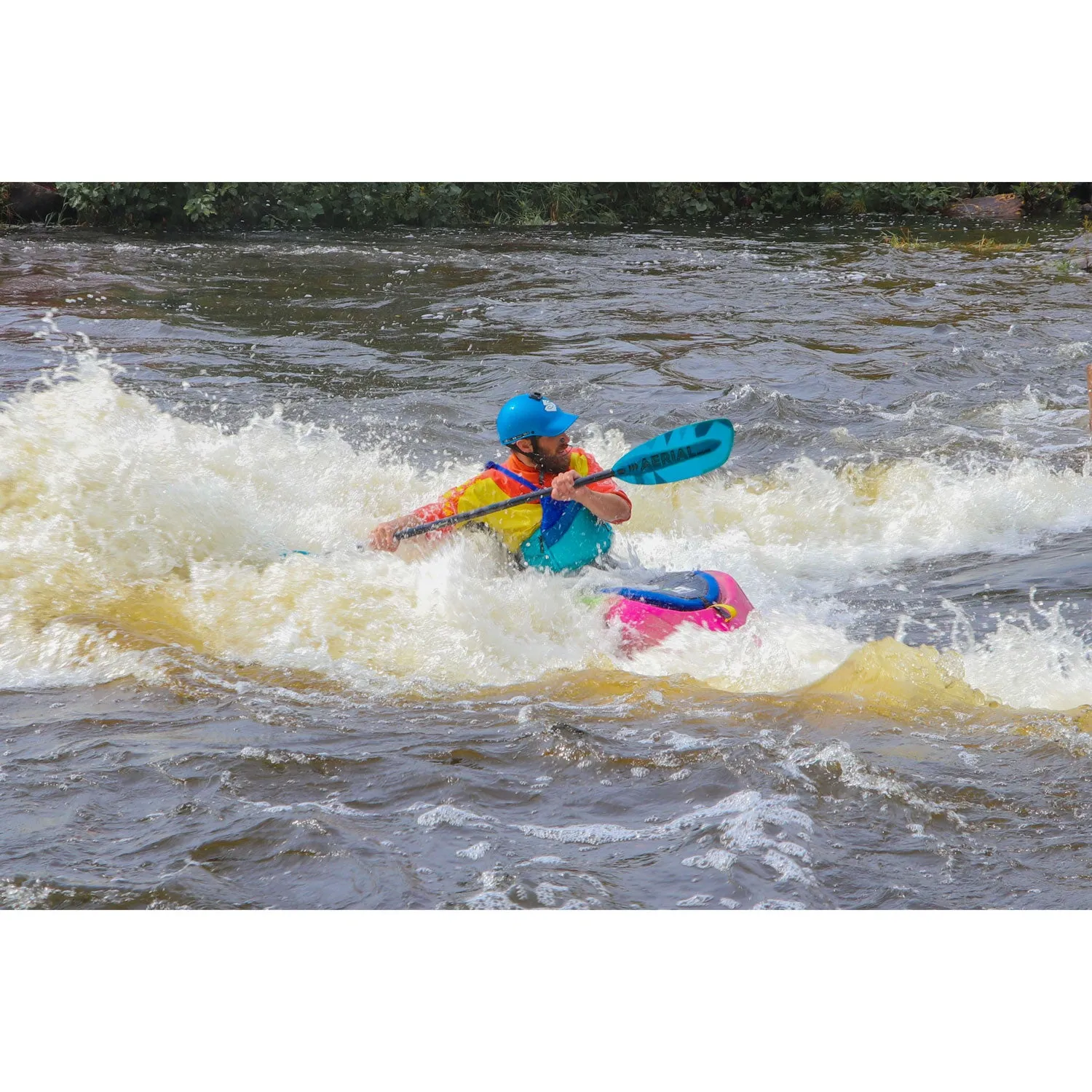 Aqua-Bound Aerial Major Fiberglass Straight Shaft 1-Piece Kayak Paddle