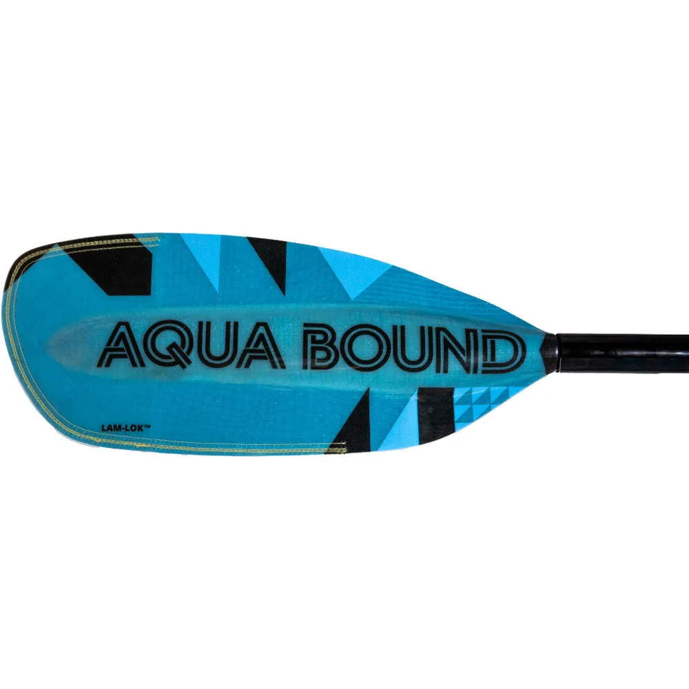 Aqua-Bound Aerial Minor Fiberglass Bent Shaft 1-Piece Kayak Paddle