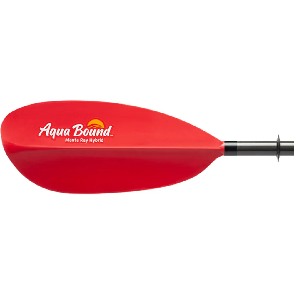 Aqua Bound Manta Ray Hybrid Posi-Lok 2-Piece Kayak Paddle