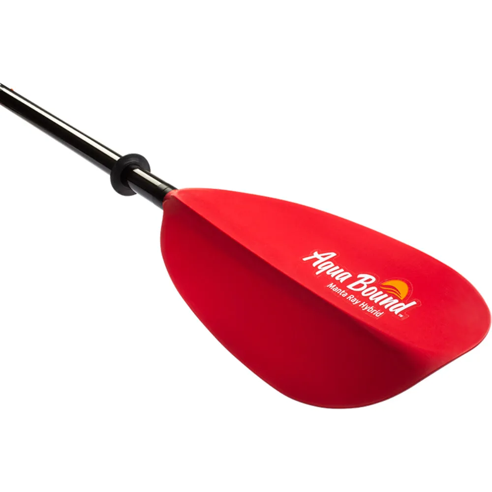 Aqua Bound Manta Ray Hybrid Posi-Lok 2-Piece Kayak Paddle