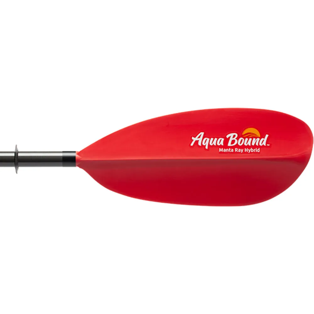 Aqua Bound Manta Ray Hybrid Posi-Lok 2-Piece Kayak Paddle