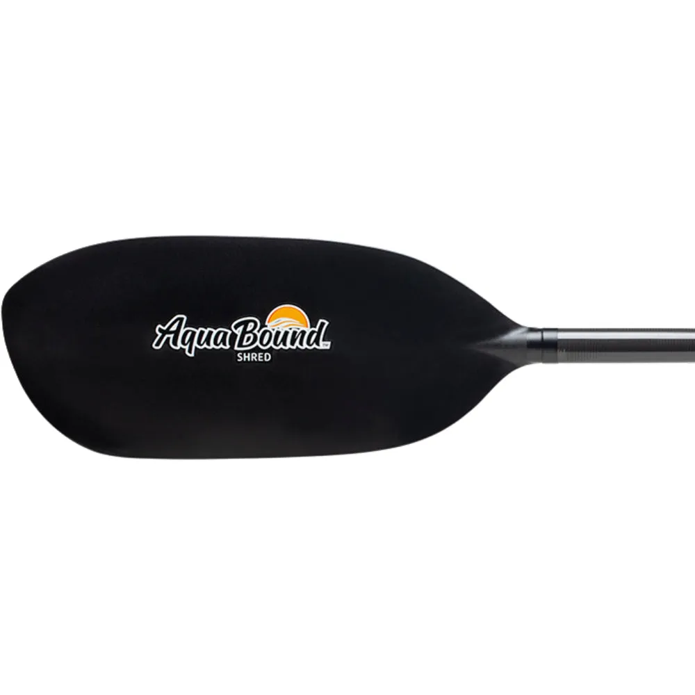 Aqua-Bound Shred Carbon Whitewater 1-Piece Kayak Paddle (Closeout)