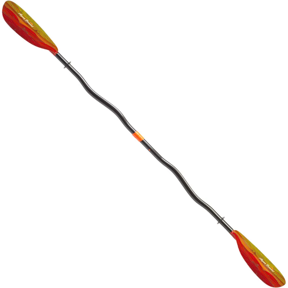 Aqua Bound Whiskey Fiberglass Bent Shaft 2-Piece Kayak Paddle