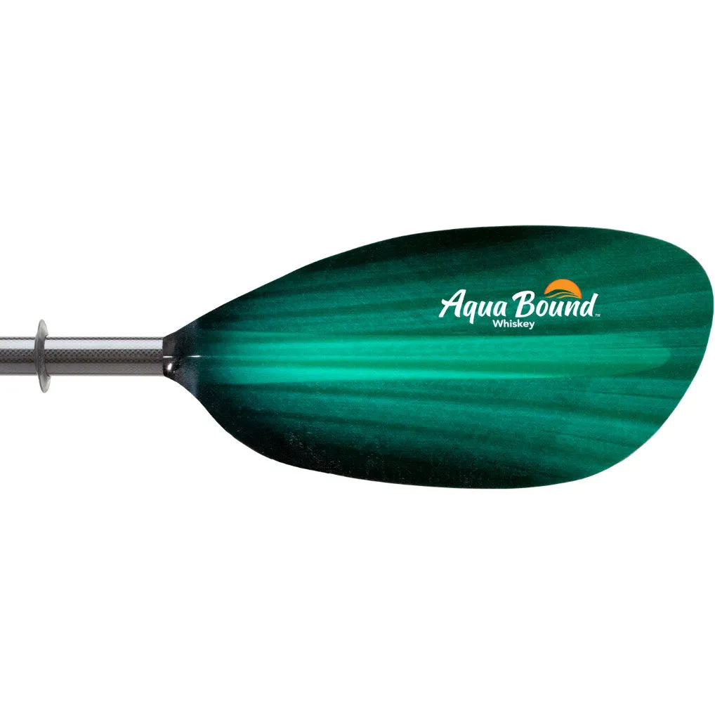 Aqua Bound Whiskey Fiberglass Bent Shaft 2-Piece Kayak Paddle
