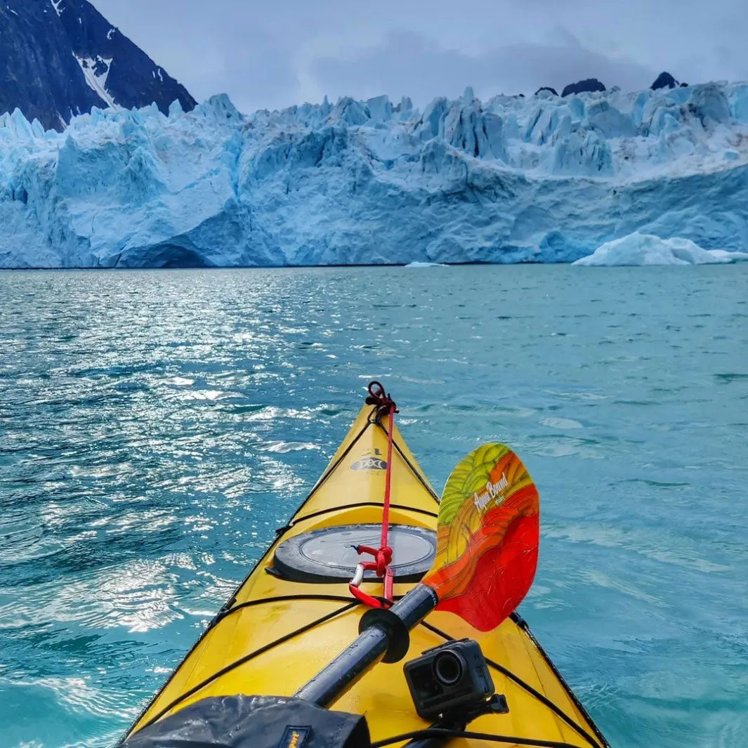 Aqua Bound Whiskey Fiberglass Bent Shaft 2-Piece Kayak Paddle