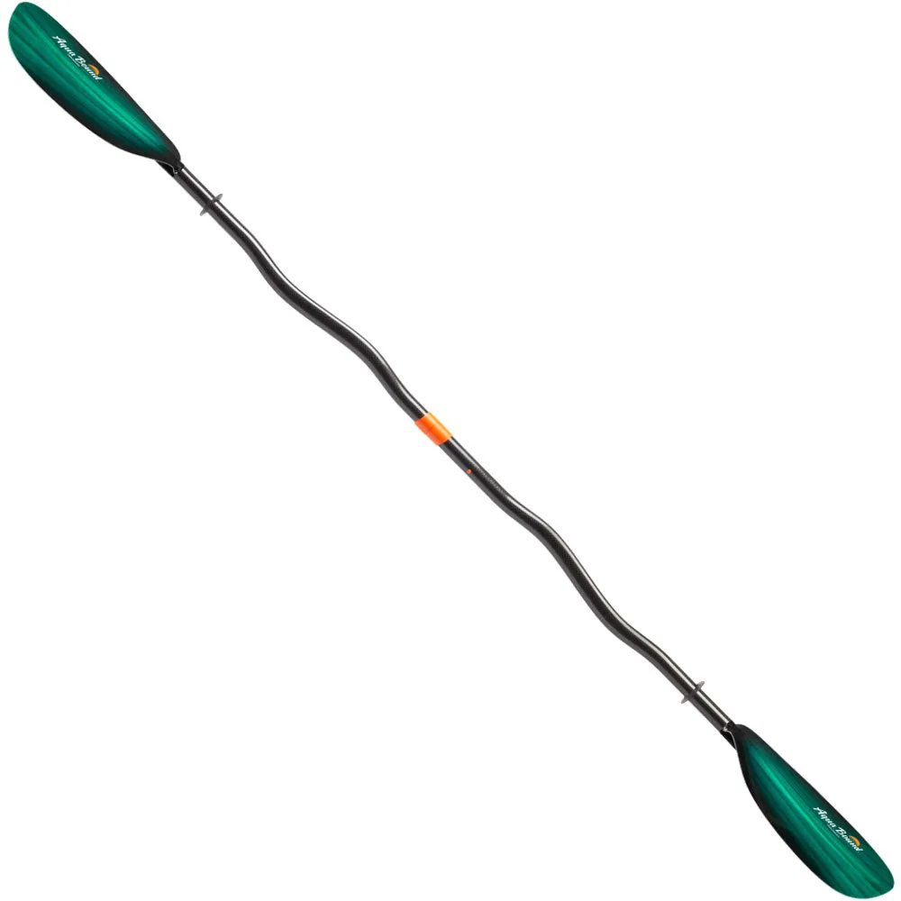 Aqua Bound Whiskey Fiberglass Bent Shaft 2-Piece Kayak Paddle