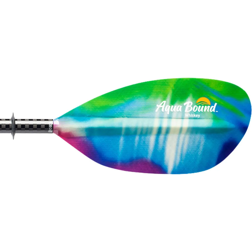 Aqua Bound Whiskey Fiberglass Straight Shaft 2-Piece Kayak Paddle