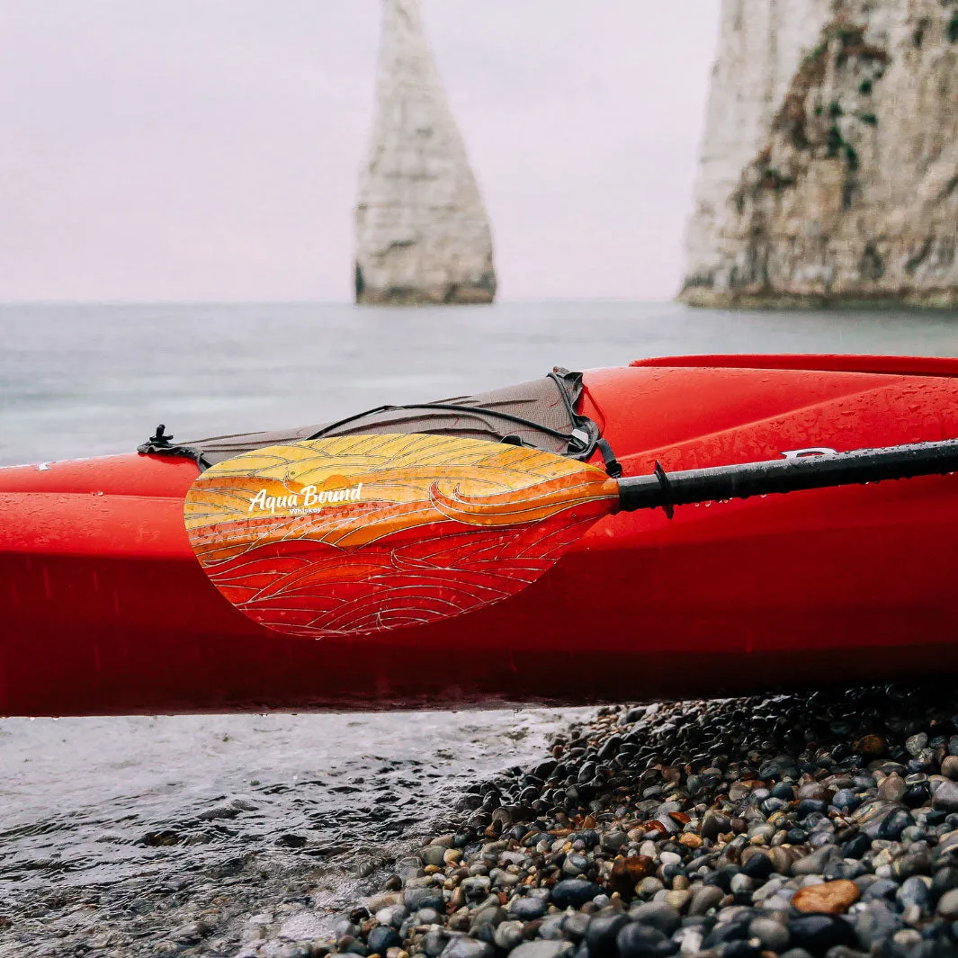 Aqua Bound Whiskey Fiberglass Straight Shaft 2-Piece Kayak Paddle