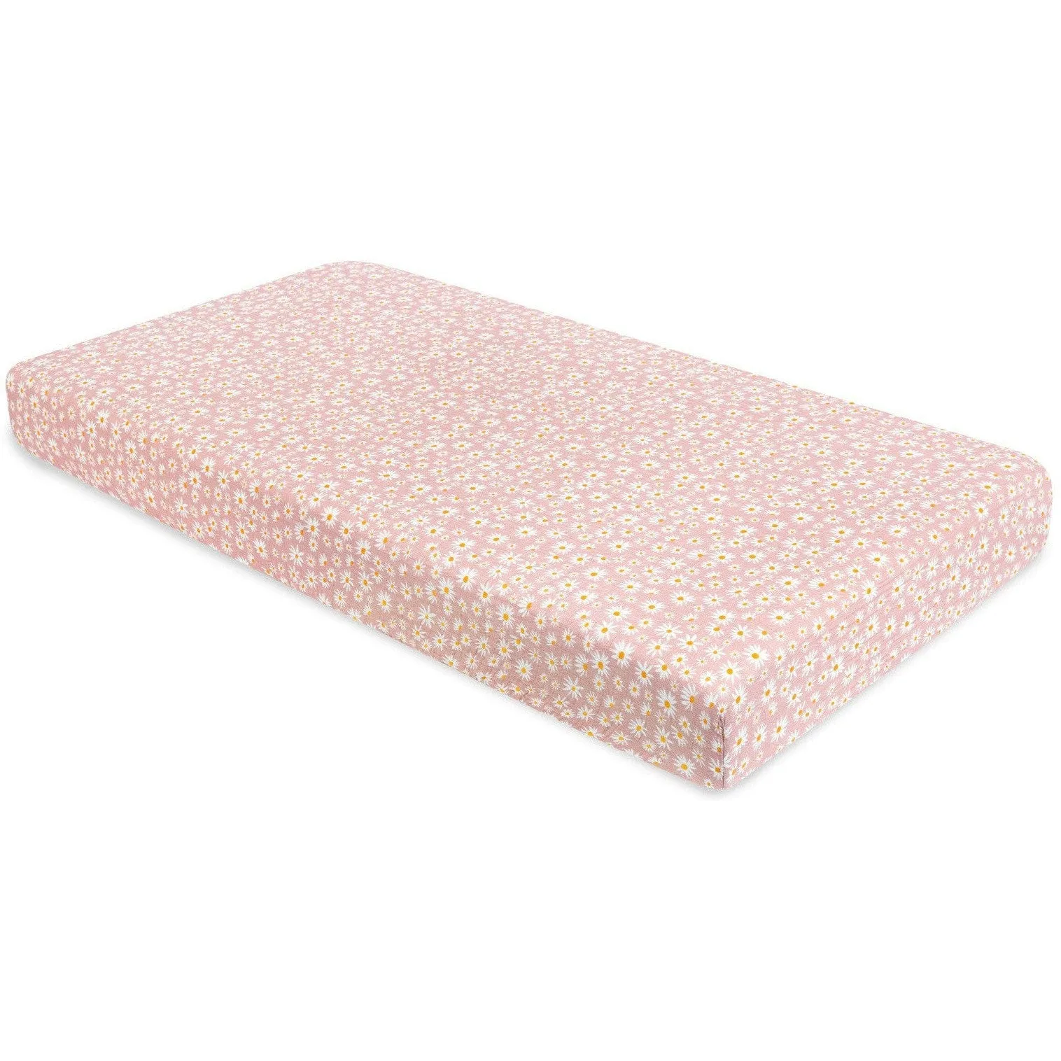 Babyletto Daisy Muslin Crib Sheet in GOTS Certified Organic Cotton