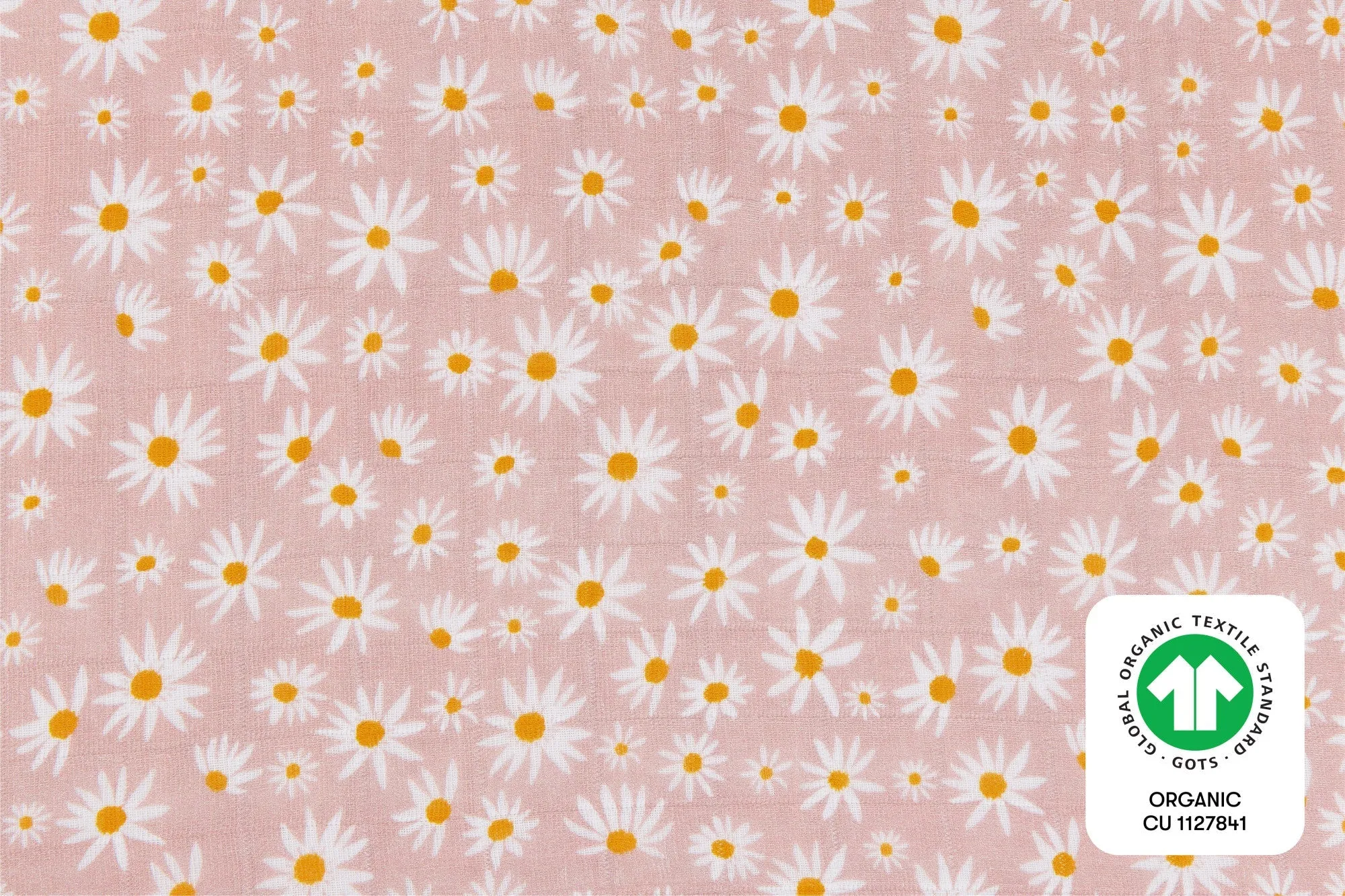 Babyletto Daisy Muslin Crib Sheet in GOTS Certified Organic Cotton