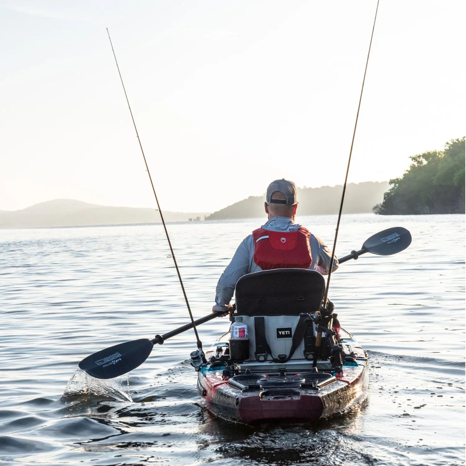 Bending Branches Angler Pro Carbon Straight Shaft 2-Piece Kayak Paddle