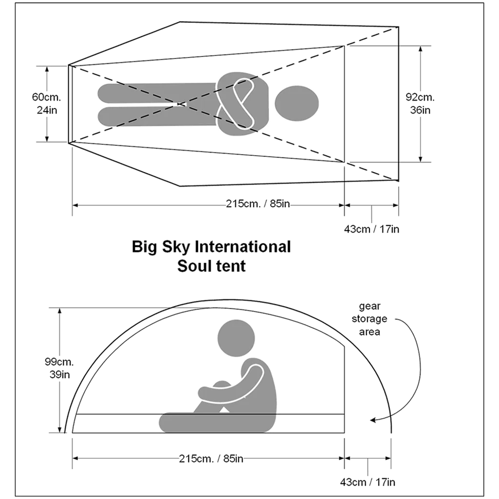 Big Sky Soul tent - Ultra Light Bargain and Bike Packing versions