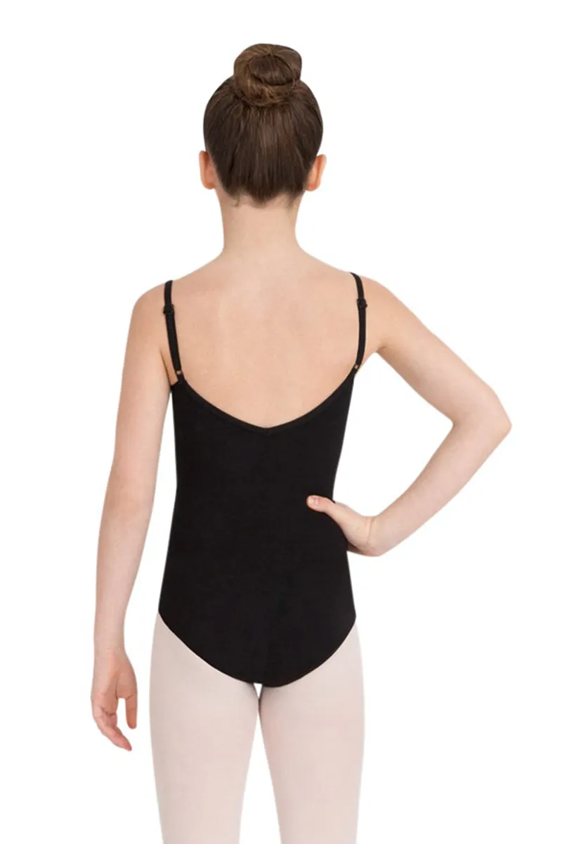 CAPEZIO CC100C GIRLS CAMISOLE LEOTARD WITH ADJUSTABLE STRAPS