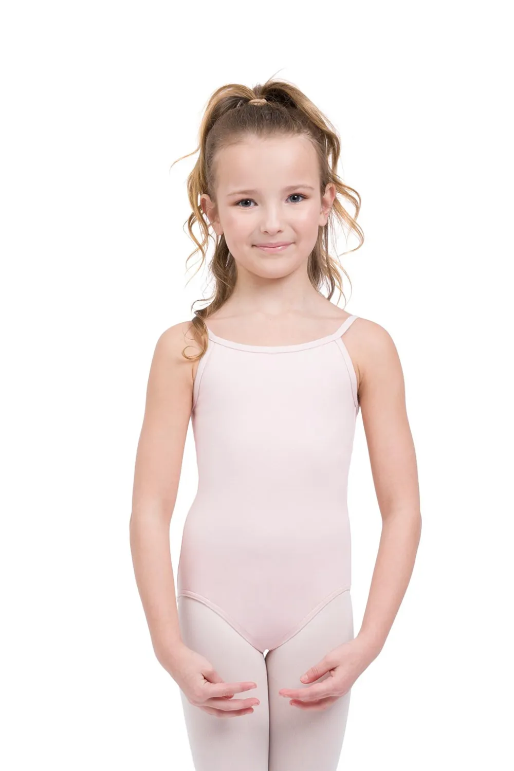 CAPEZIO CC100C GIRLS CAMISOLE LEOTARD WITH ADJUSTABLE STRAPS