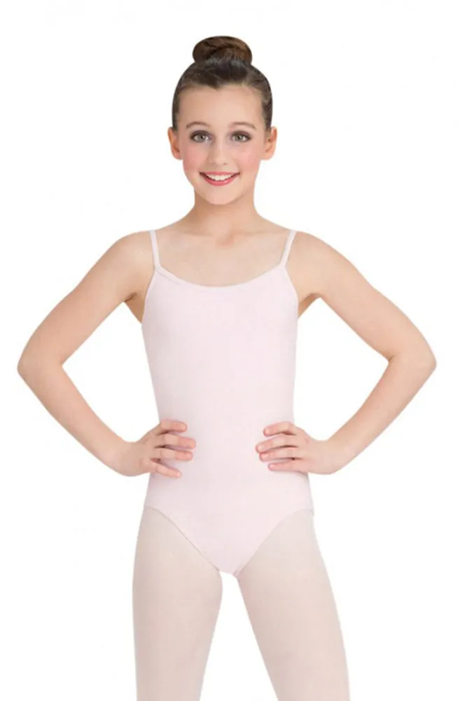 CAPEZIO CC100C GIRLS CAMISOLE LEOTARD WITH ADJUSTABLE STRAPS