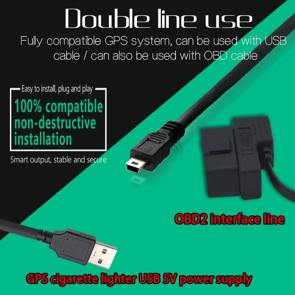 Car Obd2   Gps Head Up Display Speed & Temperature Alarm