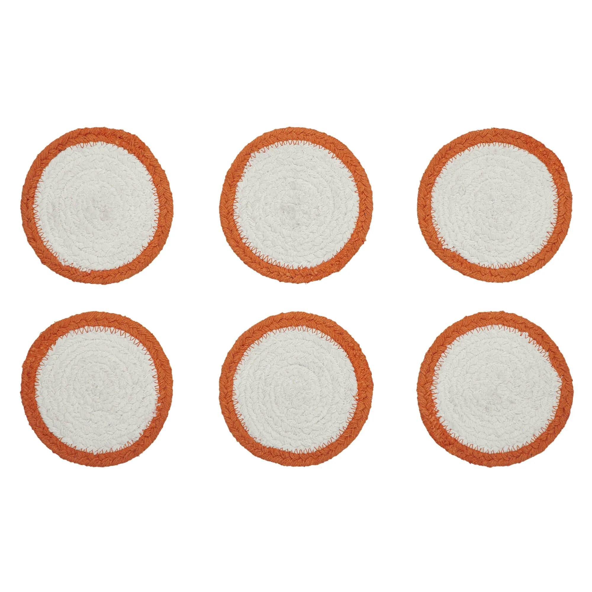 Country Halloween Braided Coasters - Set of 6