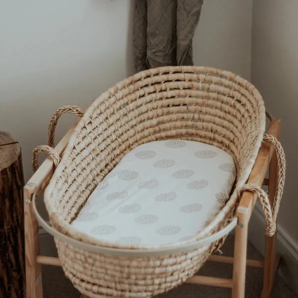 Crib Sheet Two Pack | Grey Dottie | Ely's & Co