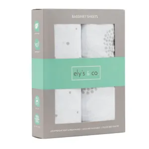 Crib Sheet Two Pack | Grey Dottie | Ely's & Co