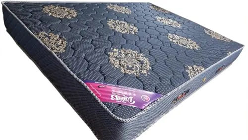 DREAM3 Mattress with Ultra-Soft | Comfortable, Breathable & Durable | Ideal for Home & Hotel Use | Stylish Design Mattress_King Size(78 x 72-5 Inch)_HR Foam_Blue_Knitted Fabric