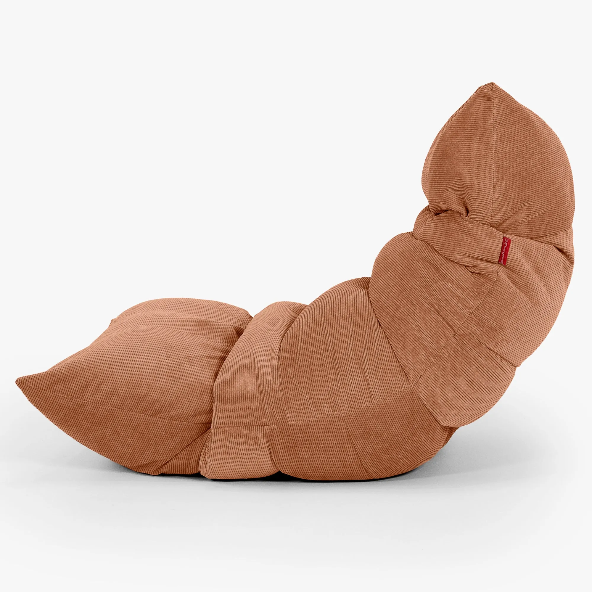 Eva Lounger Bean Bag - Needlecord Amber