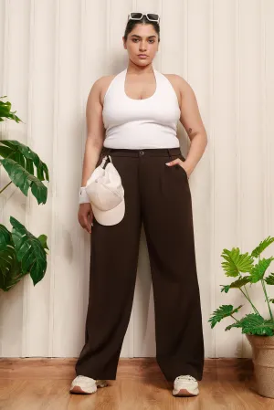 HIIT Hottie Brown Curve Korean Pants