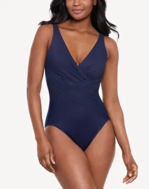 Illusionists Crossover One Piece Swimsuit
