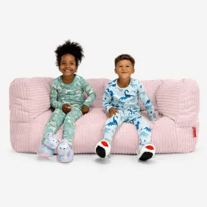 Kids Giant Albert Sofa 2 Seater 3-14 yr - Cord Blush Pink