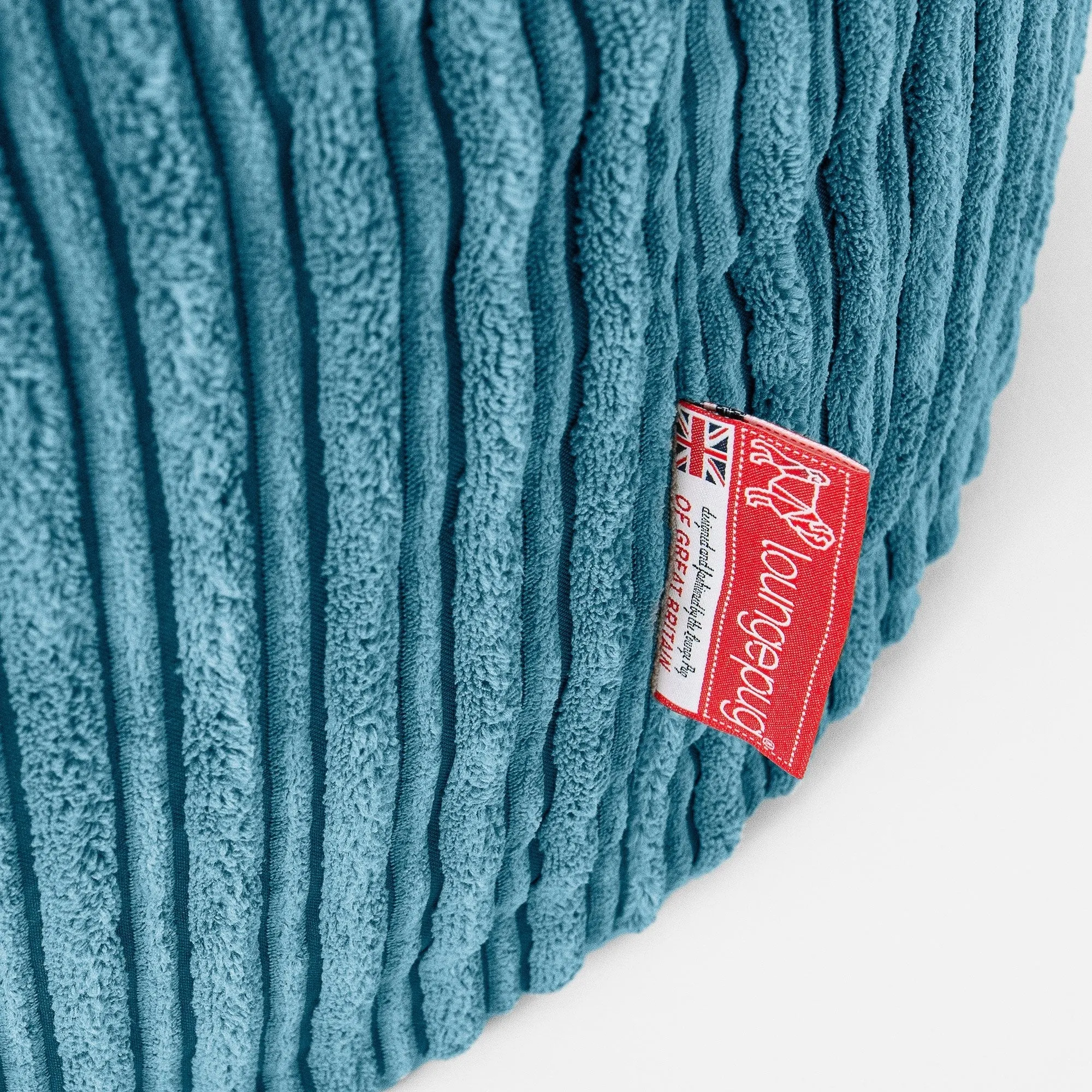 Lounger Beanbag - Cord Aegean Blue