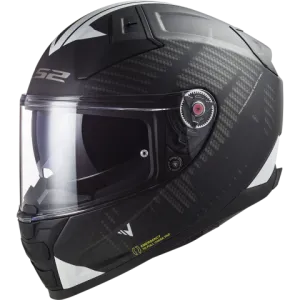 LS2 FF811 VECTOR SPLITTER FULL FACE HELMETS  BLACK WHITE-06