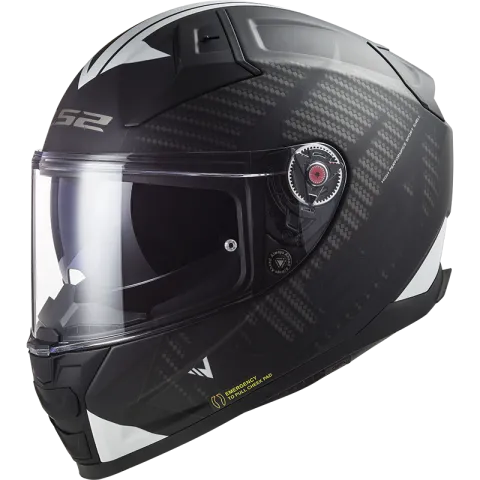 LS2 FF811 VECTOR SPLITTER FULL FACE HELMETS  BLACK WHITE-06
