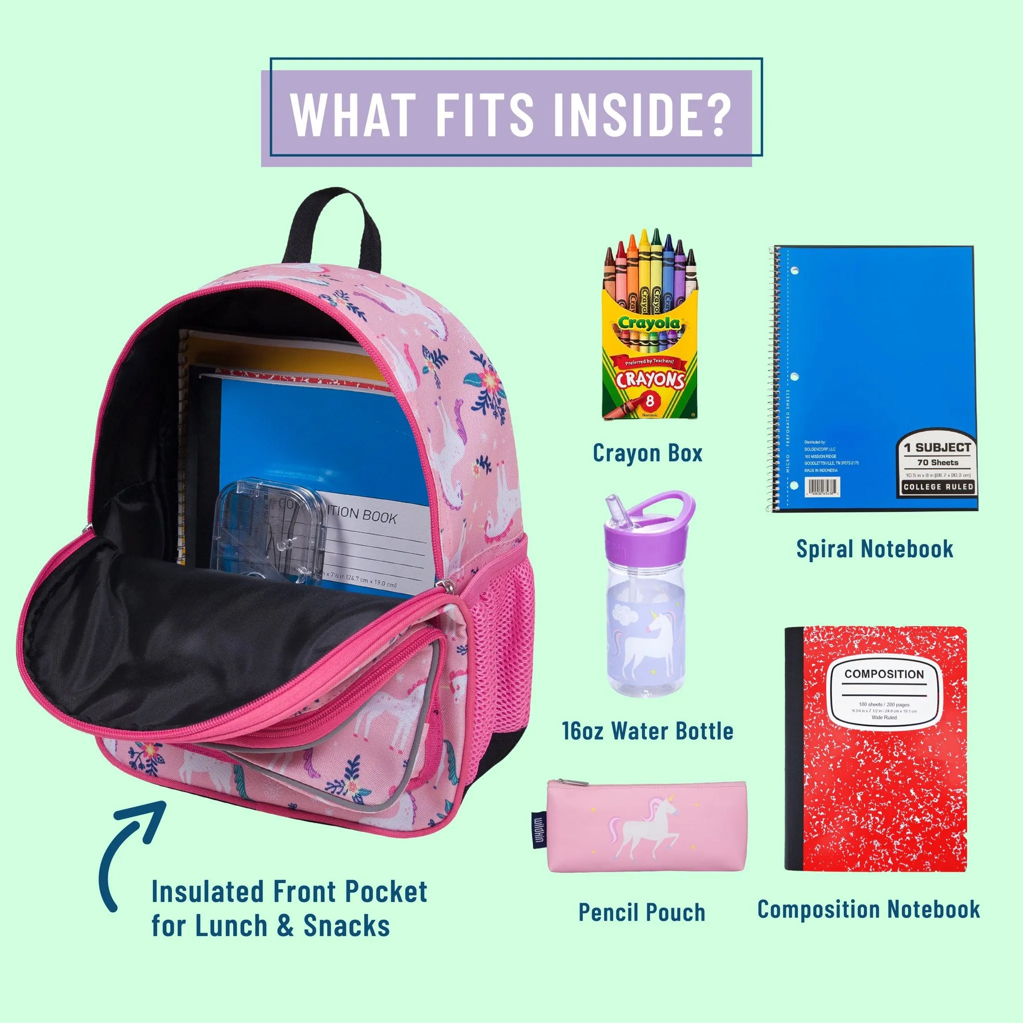 Magical Unicorns 12 Inch Backpack