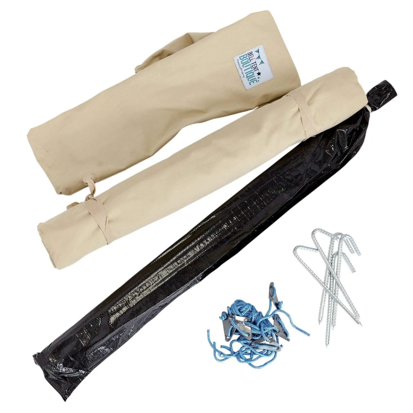 Medium Canvas Bell Tent Awning 360 x 240 – 2 pole