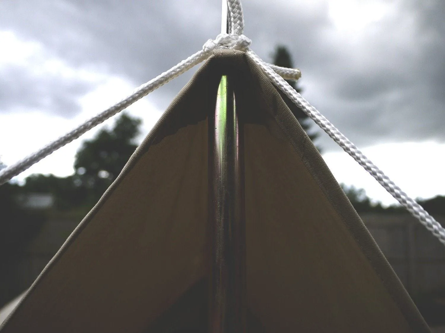 Medium Canvas Bell Tent Awning 360 x 240 – 2 pole