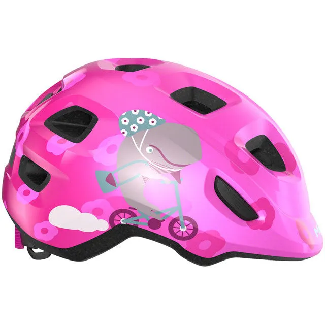 MET Helmets Hooray MIPS Child Helmet - Pink Whale, Small, 52-55cm