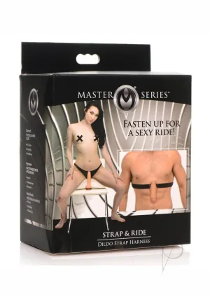 Ms Strap and Ride Harness Black