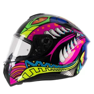 MT Targo Viper 2.0 A11 Motorcycle Helmet Gloss Fluo Pink