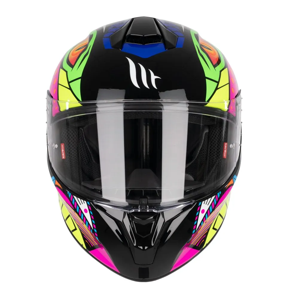 MT Targo Viper 2.0 A11 Motorcycle Helmet Gloss Fluo Pink