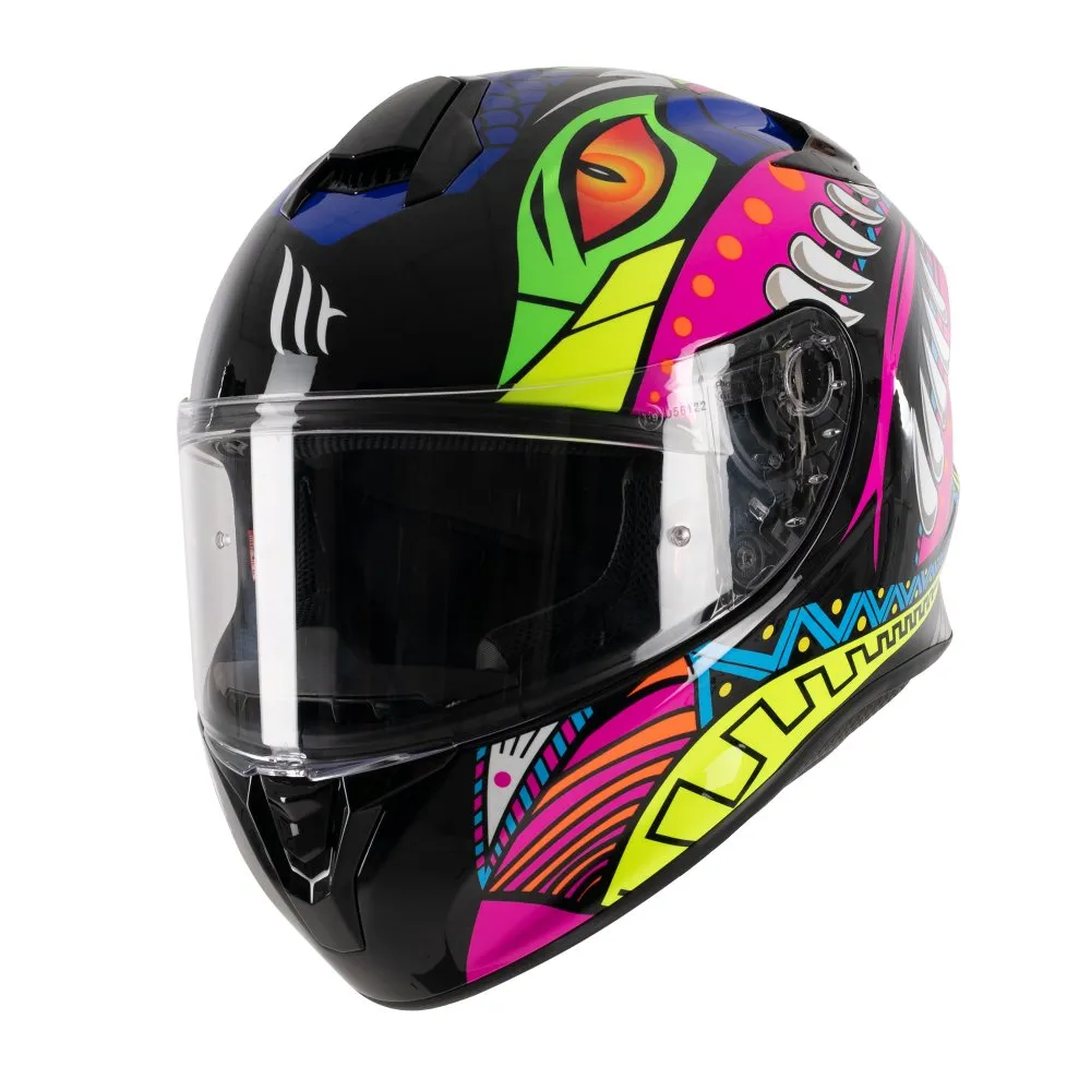 MT Targo Viper 2.0 A11 Motorcycle Helmet Gloss Fluo Pink