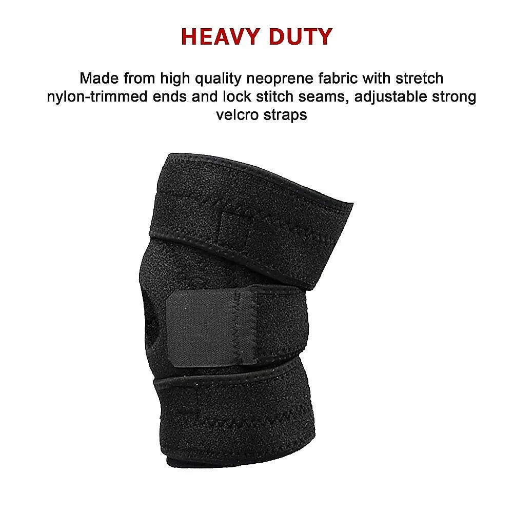 Neoprene Adjustable Knee Support Brace with Velcro Straps