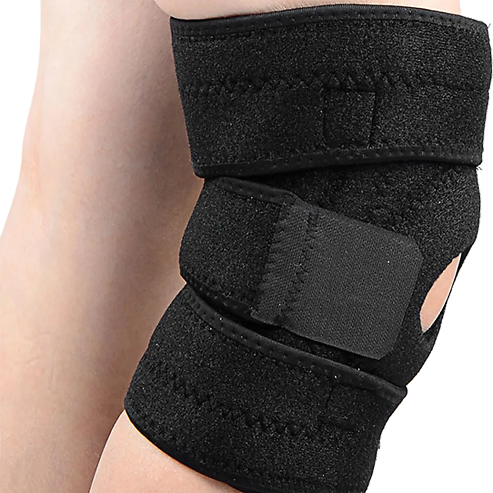 Neoprene Adjustable Knee Support Brace with Velcro Straps